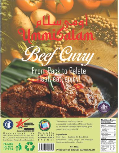 USBC- Beef Curry -Beef curry is a delicious Indian dish that features tender chunks of beef simmered in a rich, fragrant curry sauce.