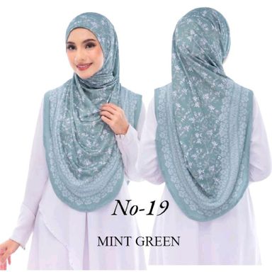 TWIST 2 SAAT SARUNG ( Digital Print) Moscrep Korea - Hijab