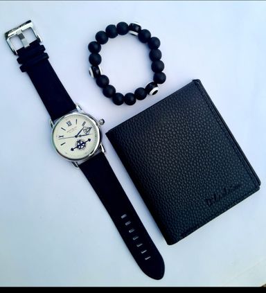 Montre +bracelet + portefeuille 