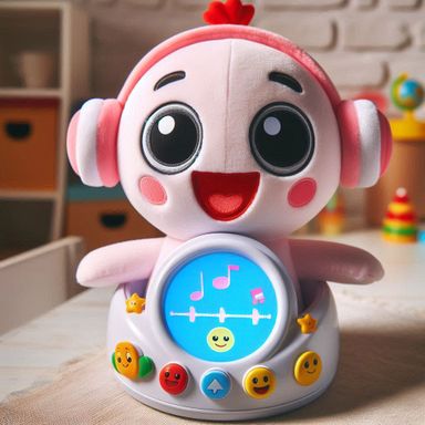 Peluche interactive qui parle et chante