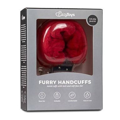 Fluffy Cuffs - Red