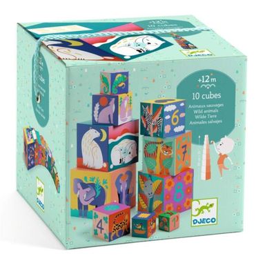 Djeco Wild Animal Stacking & Nesting Cubes