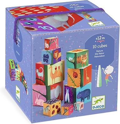 Djeco Nature & Animal Stacking & Nesting Cubes