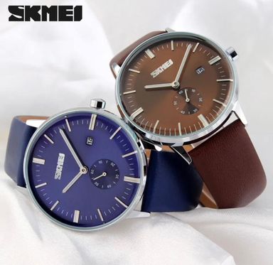 SKMEI Leather Watch   