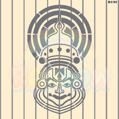 R030_Kathakali Wall Stencil