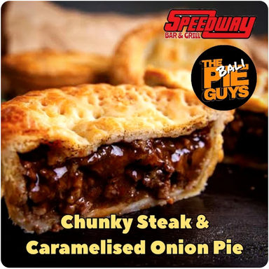 Chunky Steak Caramelised Onion Pie