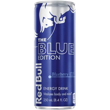 THE BLUE EDITION RED BULL BLUEBERRY ENERGY DRINK 250 ML