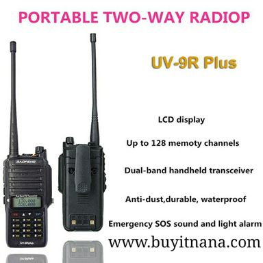 BAOFENG UV-9R PLUS 3X RADIO (Free Programming)