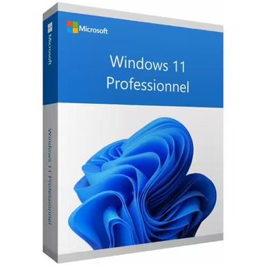 Microsoft Windows 11 Professionnel (Pro) - 64 bits - Clé licence à télécharger - Livraison rapide - Logiciel en téléchargement -