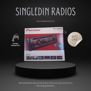 Single din radio 