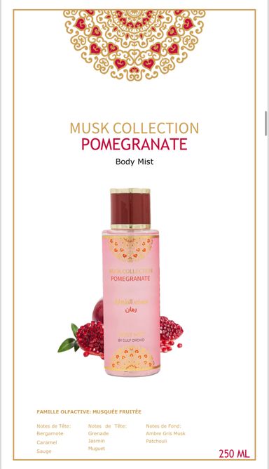 Brume corporelle Pomegranate 250ml