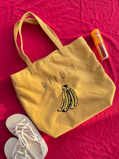 Tote bag Apple 