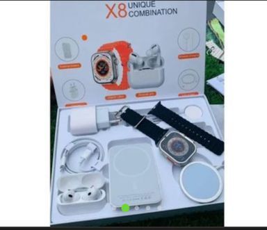 X8 unique combo smart watch and earpods