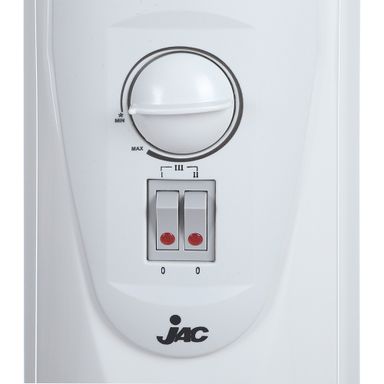 Jac Oil Heater, 1500 Watt, 9 Fins, White - NGH-329