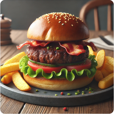 Wagyu Beef Burger & Fries