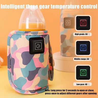 Intelligent 3 temperature control mini bottle warmer bag