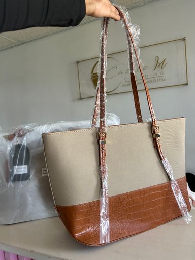 Crocodile embossed Tote