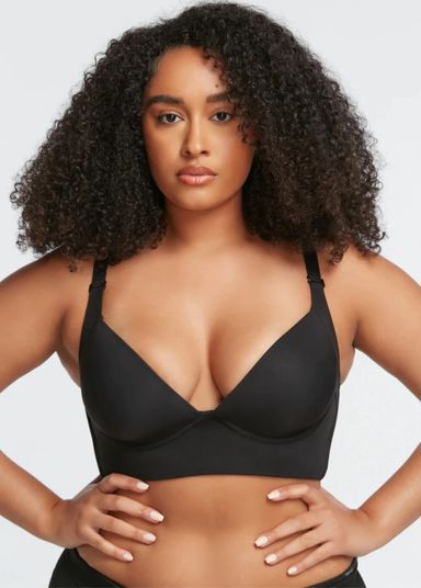 Black Back Fat Bra 