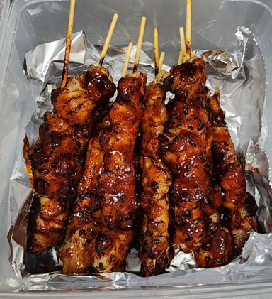 닭꼬치 (매운맛) CHARCOAL  KOREAN CHICKEN STICK (SPICY) 10 STICK