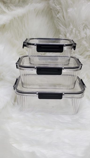 💎Transparent Airtight Pantry Boxes