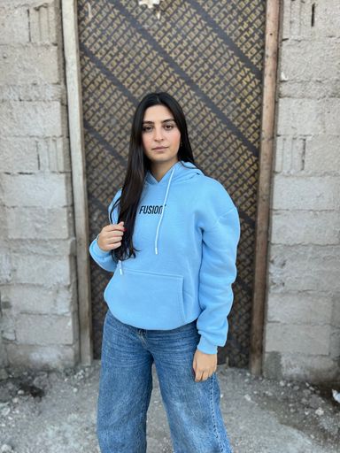 Baby Blue Fusion Hoodie