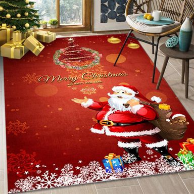 Merry Christmas Doormat Decorative Xmas Holiday Front Door Mat