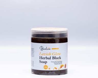 Lavish Glow Herbal Black Soap 