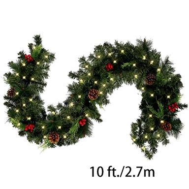 Multifunctional Christmas Predecorated Garland