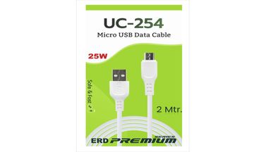 ERD UC-254 (2 Metre) Micro USB Cable White 