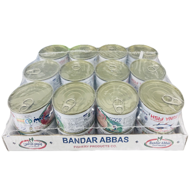 BANDAR ABBAS TUNA FISH IN VEGETABLE OIL 24*180GM