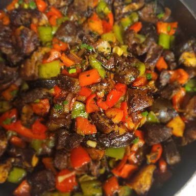 Peppered Goat Meat