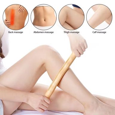 Wooden Gua Sha Stick Body Massage Tool 