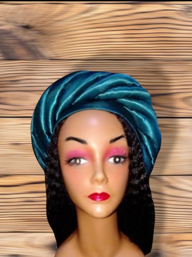 Banana Twist Turban | Green Colour  with Base