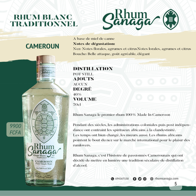 Rhum blanc traditionnel 