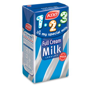 KDD 1.2.3 FULL CREAM MILK 125ML