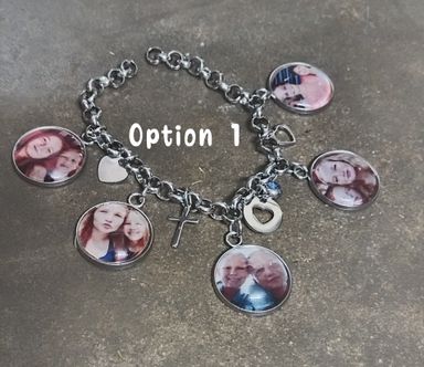 Photo charm bracelet 