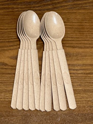 Cutlery  - 10 PCS Disposable spoon (Biodegradable - wheat straw)