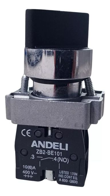 SELECTOR DE CONTROL 3 POSICIONES 2 NO 10A 400V ANDELI