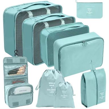 9pcs Luggage Travel Organizers For Suitcase 