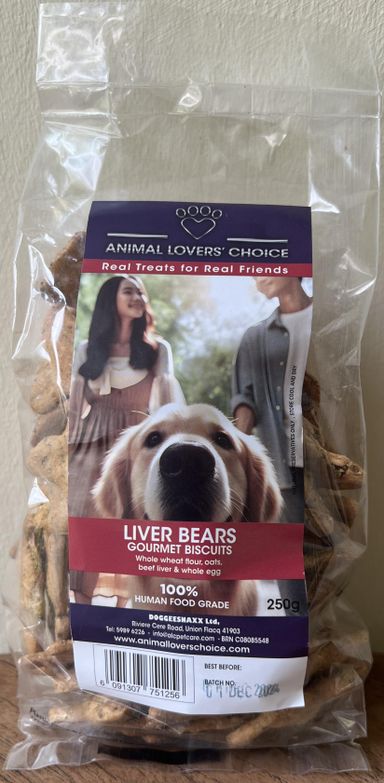 Liver Bear biscuits 250g