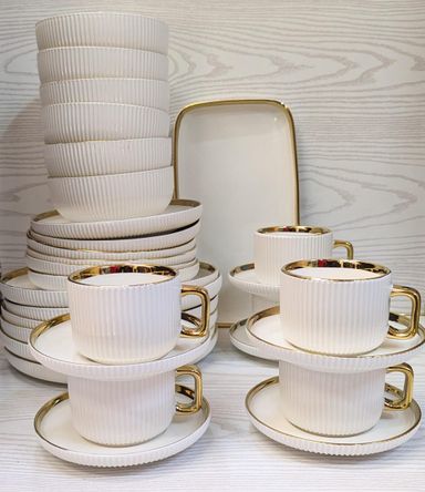 32pcs Elegant  European Porcelain Dinner set 