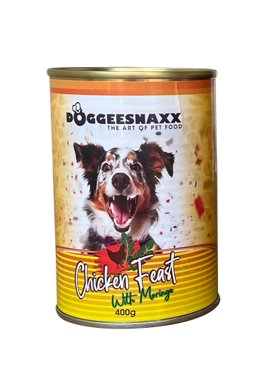 Doggeesnaxx Chicken Feast canned food