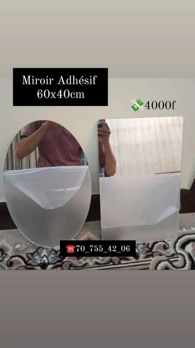 Miroir adhésif 