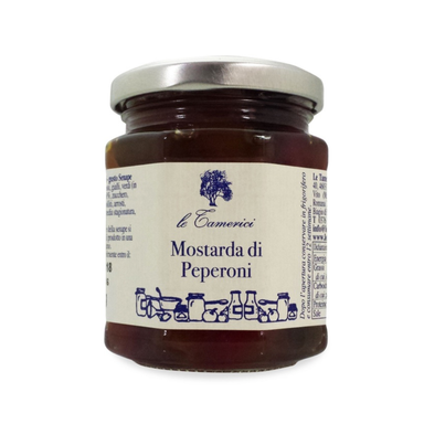 LE TAMERICI-MOSTARDA DI PEPERONI - bell pepper mustard 220g.