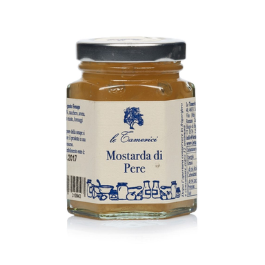 LE TAMERICI-MOSTARDA DI PERE - pear mustard 220g.