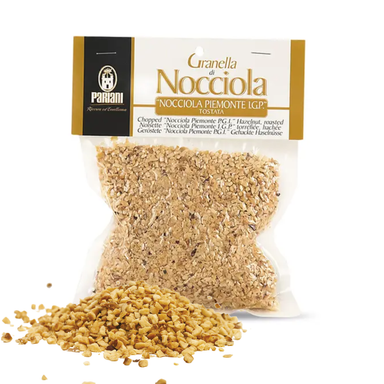 PARIANI-GRANELLA NOCCIOLA PIEMONTE IGP - chopped hazelnut IGP 500g.