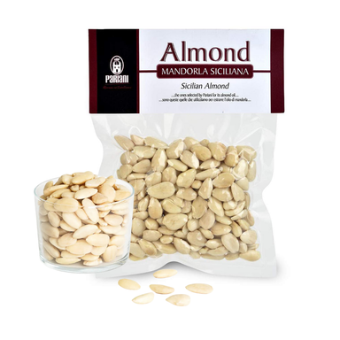 PARIANI-MANDORLA TUONO PELATA - peeled Tuono sweet almond (Sicily) 500g.