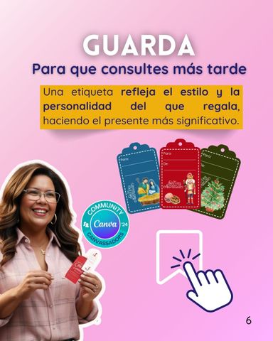 Cómo crear etiquetas para regalos en Canva