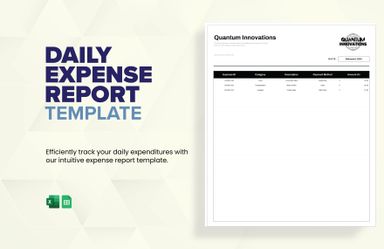 Daily Expense Report