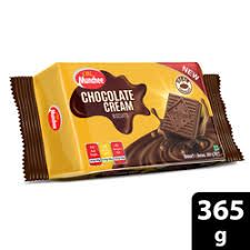 MUNCHEE CHOCOLATE 365G (CREAM BISCUITS)